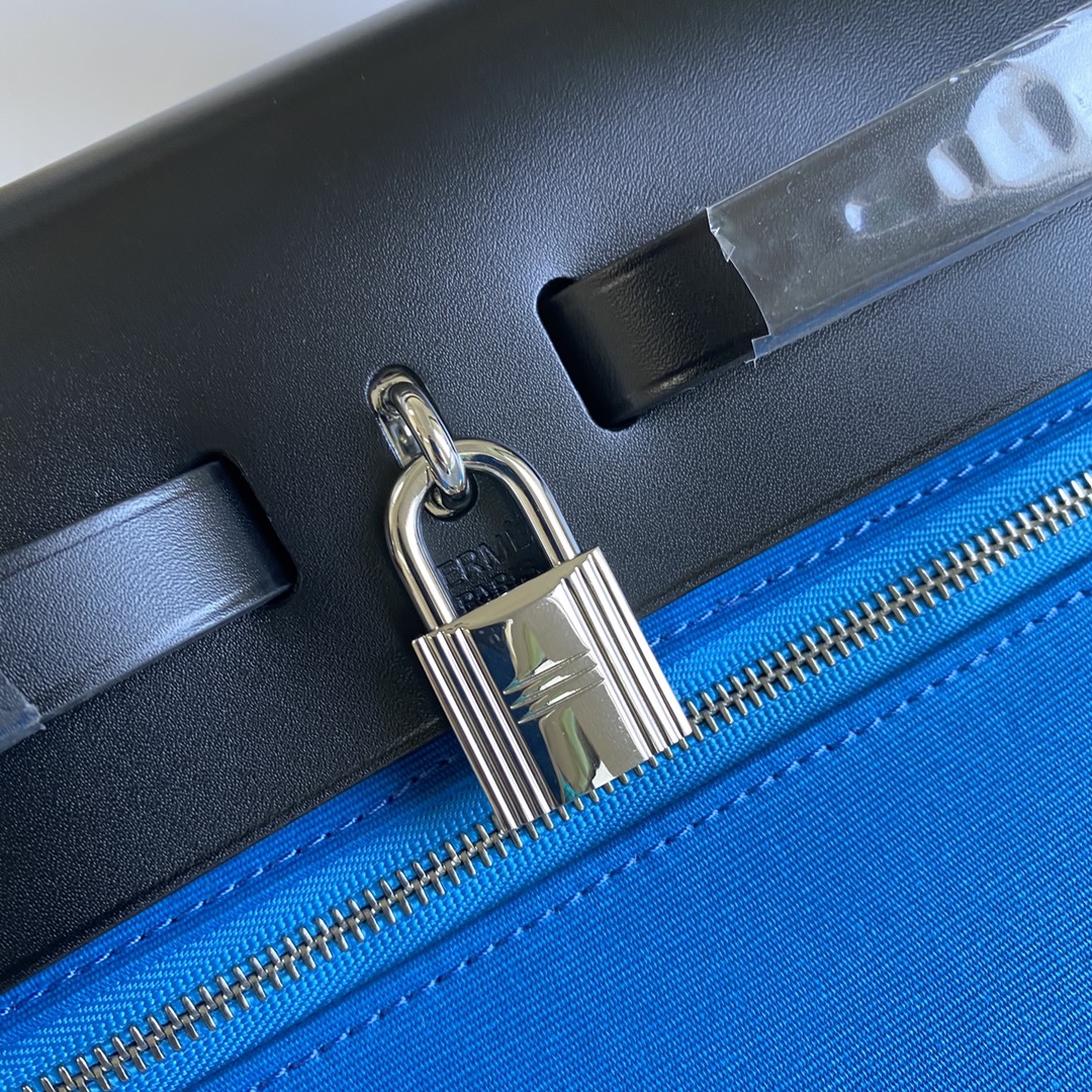 에르메스 에르백31 블루 비야 은장